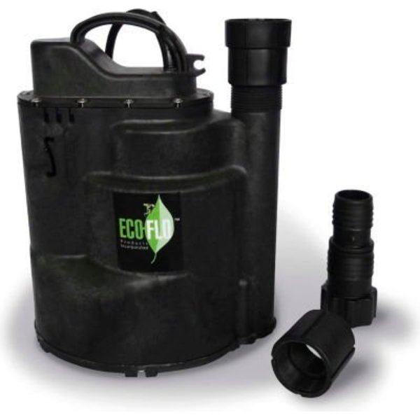 Eco-Flo SUP59 Submersible Utility Pump,  Automatic,  1/2 HP,  2520 GPH