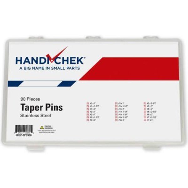 Taper Pin Stainless Steel Assortment 90 Piece