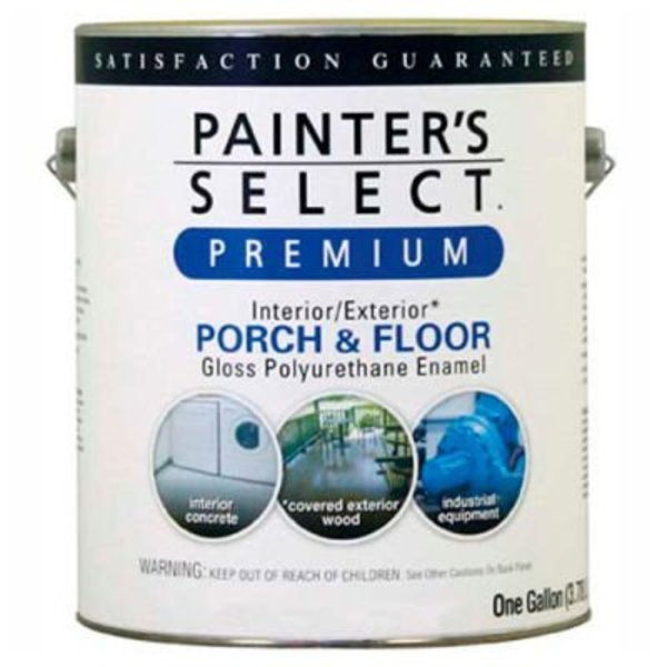 Painter's Select Porch & Floor Coating,  Polyurethane Oil,  Gloss Finish,  Light Gray,  Gallon - 208835