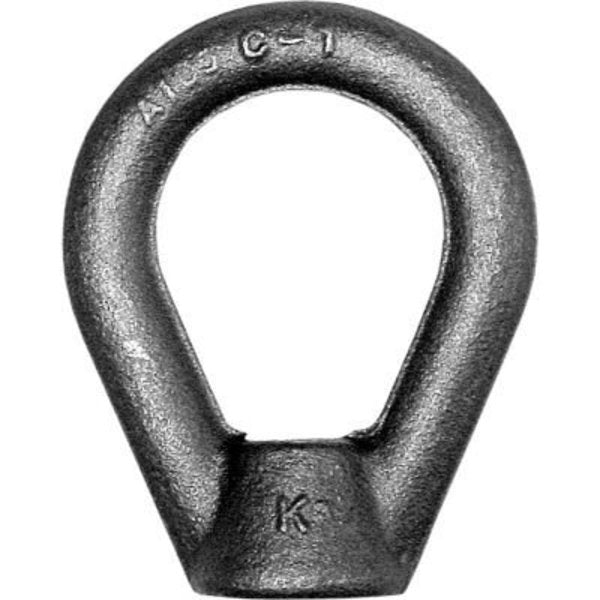 Oval Eye Nut,  M10-1.50 Thread Size,  5/8 in Thread Lg,  Steel
