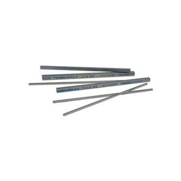 Key Stock Assortment,  Stainless Steel,  24 Pieces