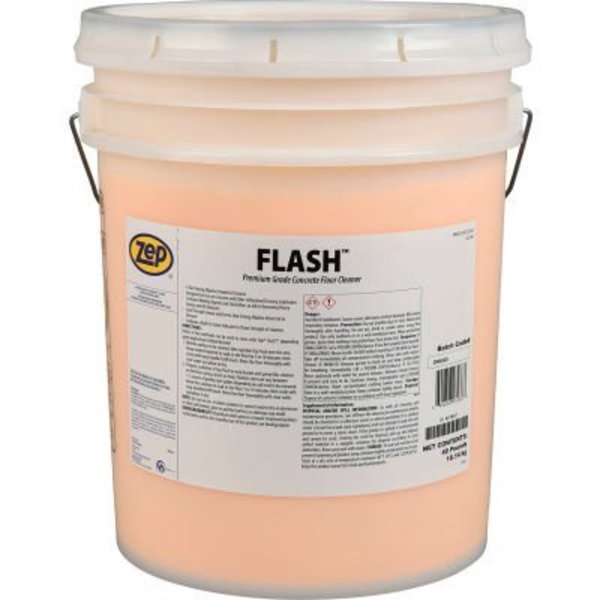 Zep Flash Premium Grade Concrete Floor Cleaner,  40 Lb. Pail