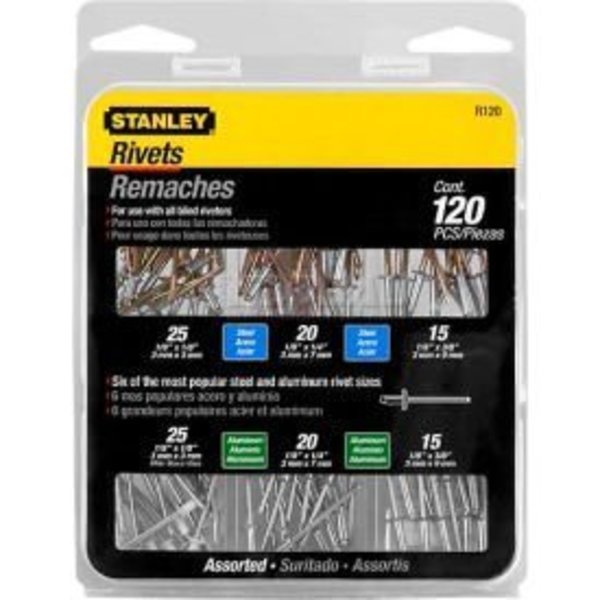 Stanley R120 Rivet Pack Assortment