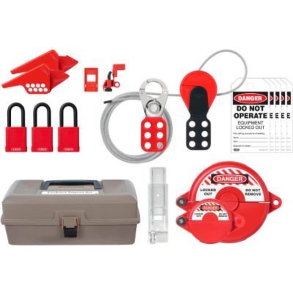 ABUS K930 Electrical,  Valve,  and Combined Lockout/Tagout Safety Toolbox,  97182
