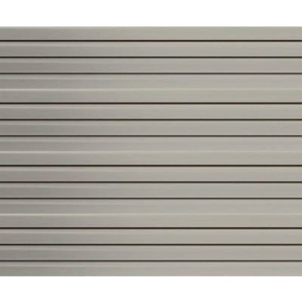 Slatwall PVC Easy Panel 48"W x 12"H Gray (4 PC)