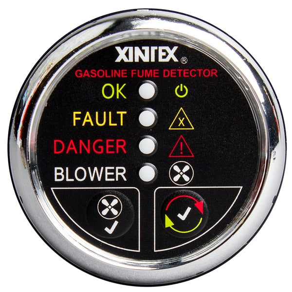 Gasoline Fume Detector & Blower Control w/Plastic Sensor - Chro