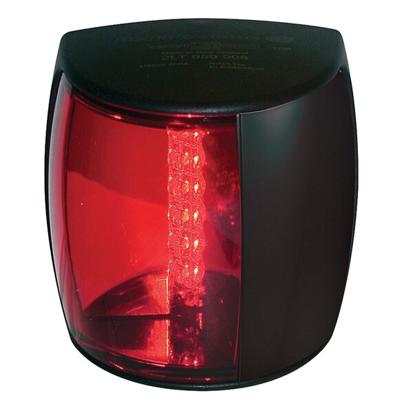 NaviLED PRO Port Navigation Lamp - 2nm - Red Lens/Black H