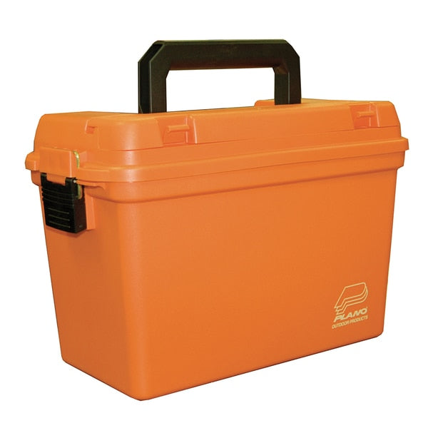 Deep Dry Storage Box With Tray Orange