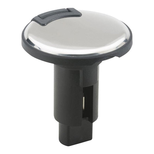 LightArmor Plug-In Base - 2 Pin - Stainless Steel - Round