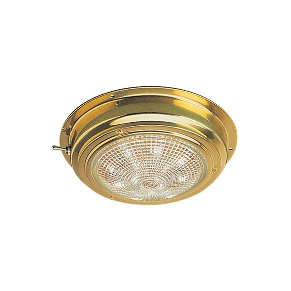Brass LED Dome Light - 4" Lens