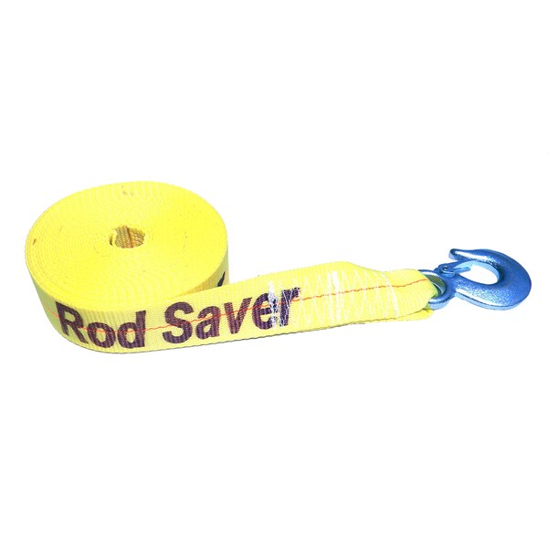 Wsy25 Heavy Duty 25' Replacement Winch Strap Yellow