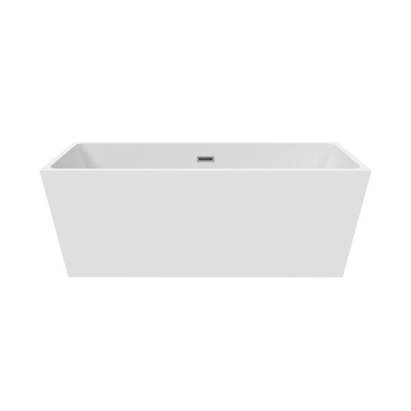 Sophia 63" Acrylic Freestanding Bathtub in White