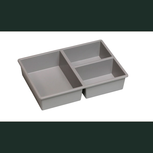 Plastic Division Stortray Insert Divider,  Gray,  7.75 in W,  5.75 in H