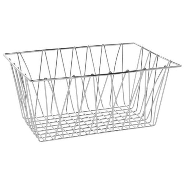 18 in x 12 in x 8 in Chrome Plated Wire Basket