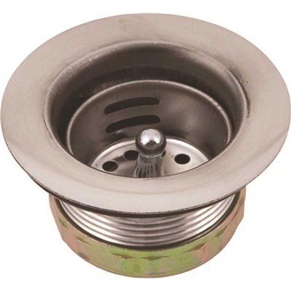 Bar or Laundry Tub Sink Strainer Chrome