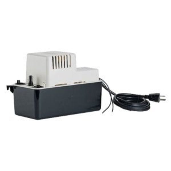VCMA-20ULS Series Automatic Condensate Removal Pump,  1.5 A,  115 V,  0.33 hp,  ABS/Stainless Steel