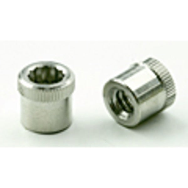 Nut Insert,  #6-32 Thrd Sz,  Stainless Steel