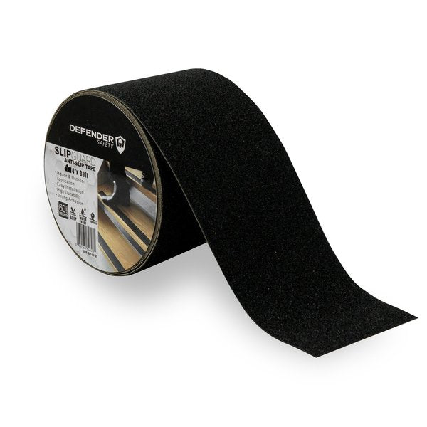 SLIPGUARD AntiSlip Floor Tape 60 Grit Black  4x 30'