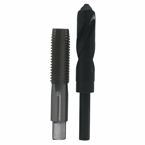 1-1/16in-18 UNS HSS Plug Tap and 1in HSS 1/2in Shank Drill Bit Kit