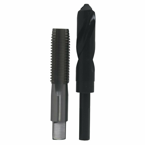 7/8in-16 UNS HSS Plug Tap and 13/16in HSS 1/2in Shank Drill Bit Kit