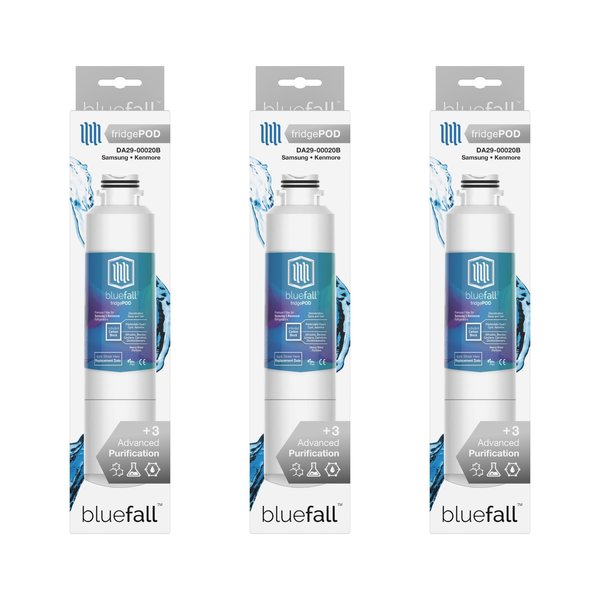 Samsung Compatible Da29-00020b Refrigerator Water Filter by Bluefall,  PK 3