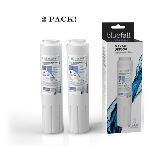 Maytag UKF8001 Refrigerator Water Filter Compatible by BlueFall,  PK 2