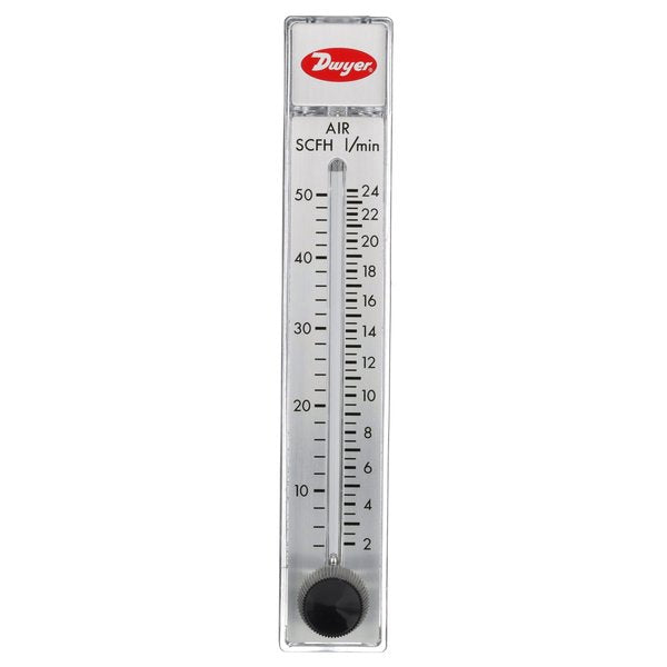 Polycarbonate Flow Meter,  50 Scfh23 LMin Air