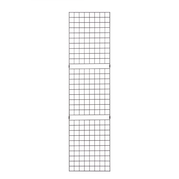 2'x8' Black Portable Grid Panel,  Pack Of 3