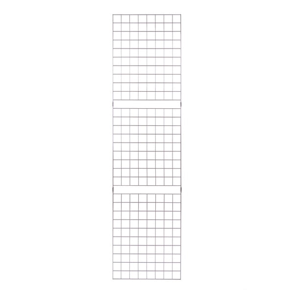 2'x8' Chrome Portable Grid Panel,  Pack Of 3