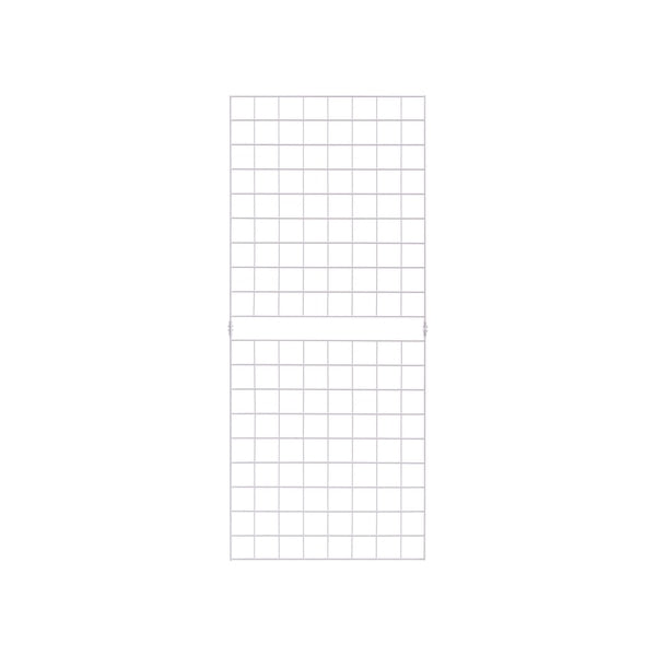 2'x5' White Portable Grid Panel,  Pack Of 3