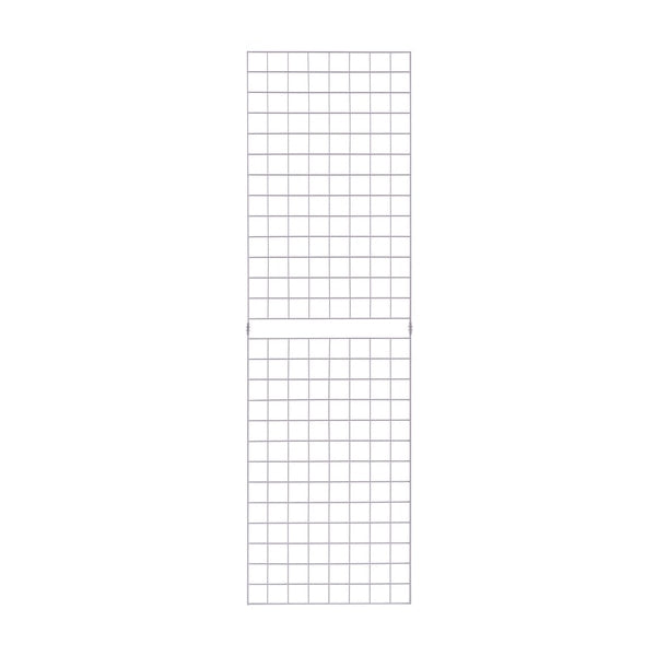 2'x7' White Portable Grid Panel,  Pack Of 3
