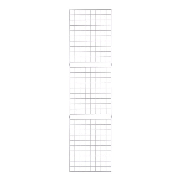 2'x8' White Portable Grid Panel,  Pack Of 3