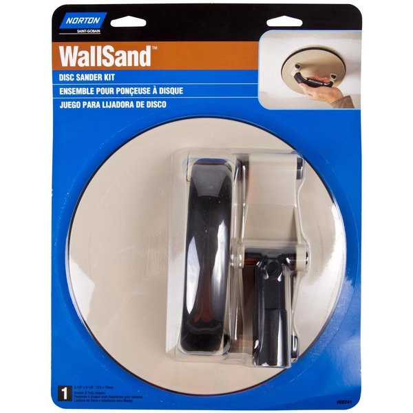 WallSand 9 in. L X 9 in. W Disc Sander Kit