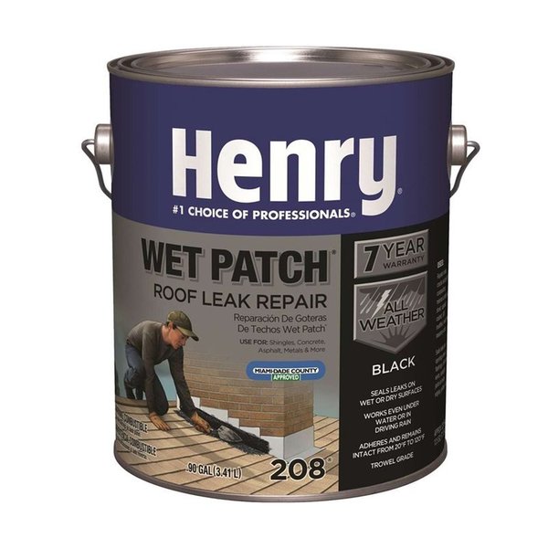 Henry Smooth Black Asphalt AllWeather Roof Cement 09 gal