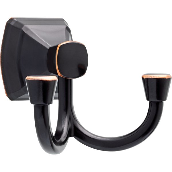 Flynn Oil-Rubbed Bronze Double Robe Hook