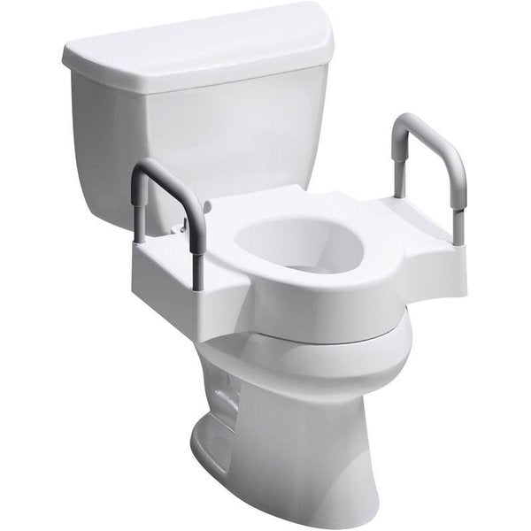 Clean Shield White Polypropylene Toilet Riser