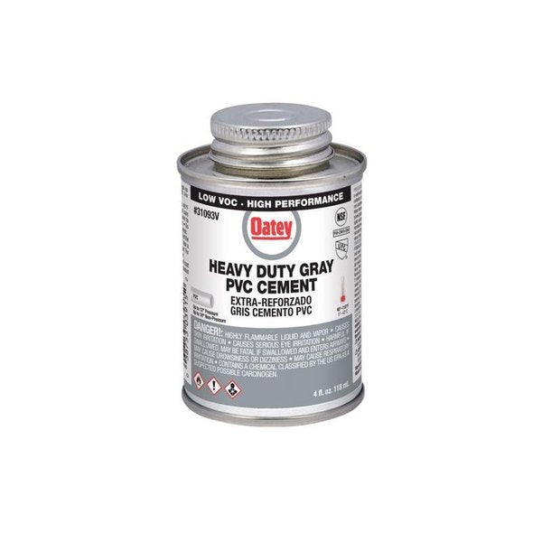 Gray Cement For PVC 4 oz