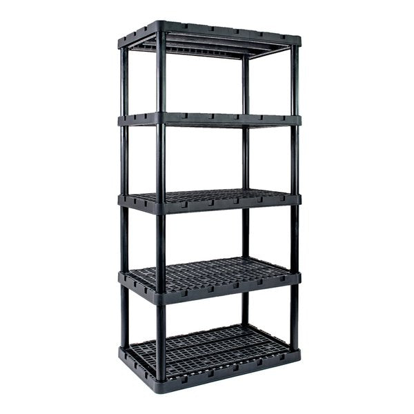 SHELVING UNIT 72"" BLK