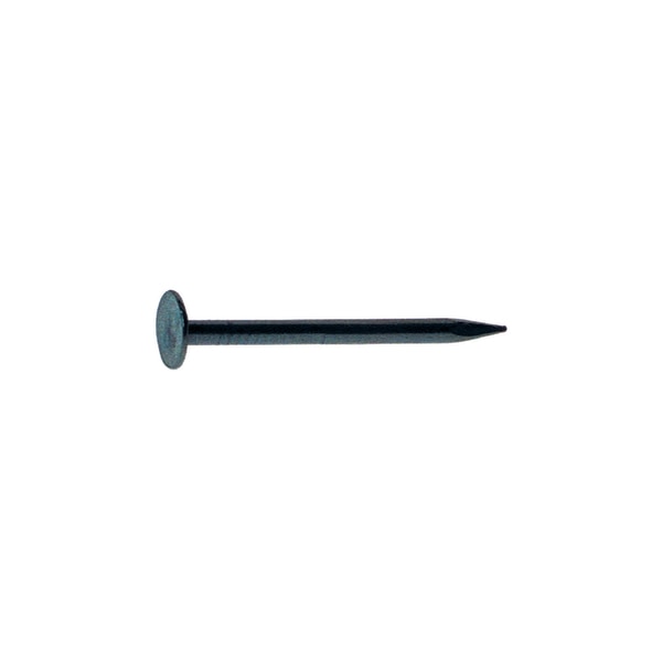 Roofing Nail,  1-3/8 in L,  Steel,  Galvanized Finish,  12-1/2 ga