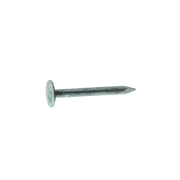 Roofing Nail,  2 in L,  6D,  Steel,  Electro Galvanized Finish,  11 ga