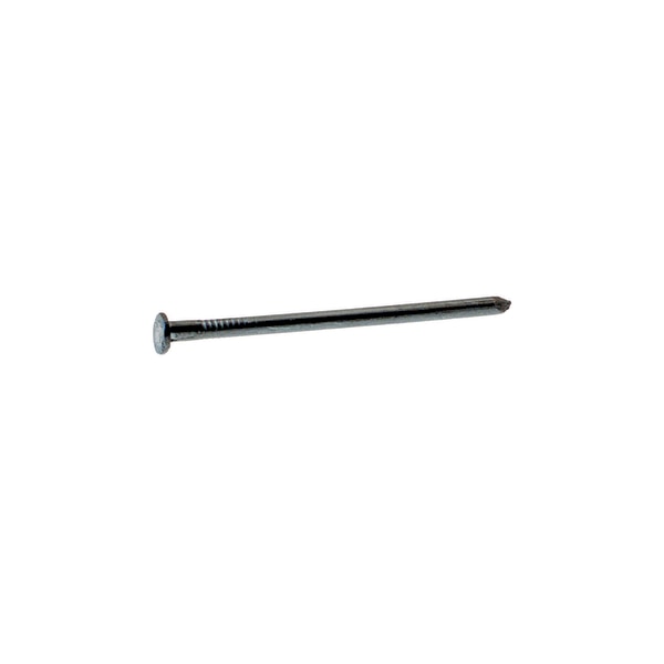 Roofing Nail,  1-1/4 in L,  3D,  Steel,  Bright Finish,  14 ga