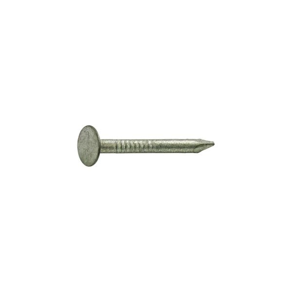 Roofing Nail,  2-1/2 in L,  8D,  Steel,  Hot Dipped Galvanized Finish,  11 ga