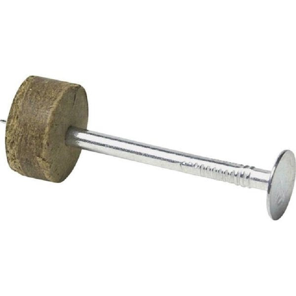 Common Nail,  1-1/2 in L,  4D,  Steel,  Electro-Galvanized Finish,  11 ga