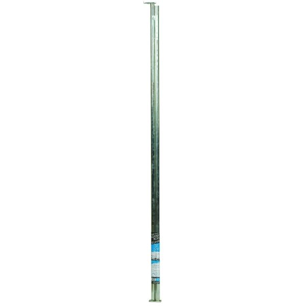 John Sterling Pro 120 in. L X 1 in. D Adjustable Platinum Steel Closet Rod