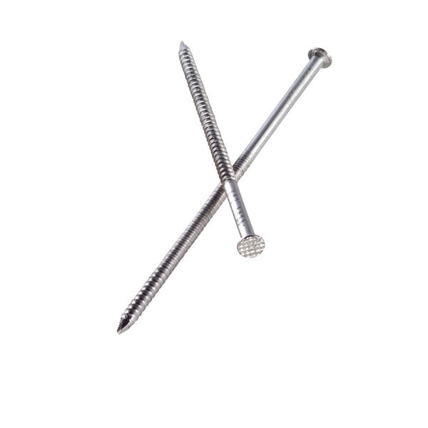 Roofing Nail,  1-3/4 in L,  5D,  Stainless Steel