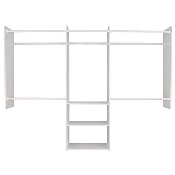 84 in. H X 96 in. W X 14 in. L Steel Deluxe Starter Closet Kit