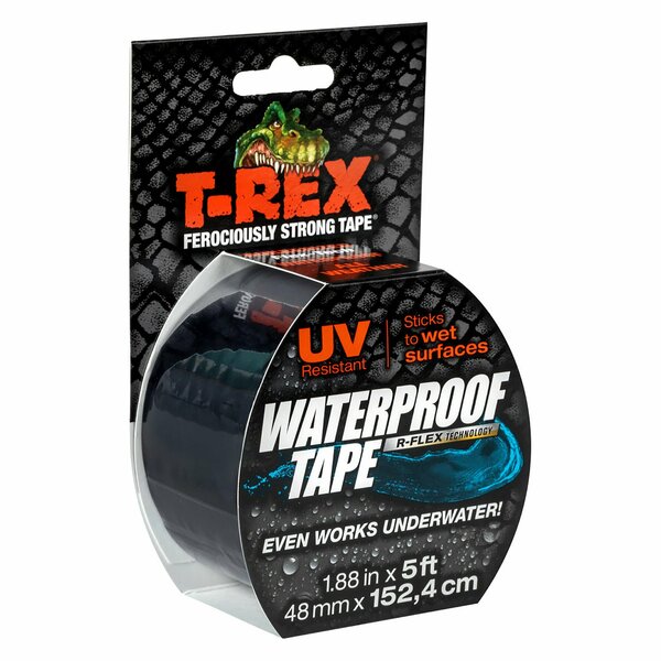 Waterproof Tape,  3in Core,  2in x 5 ft,  Black