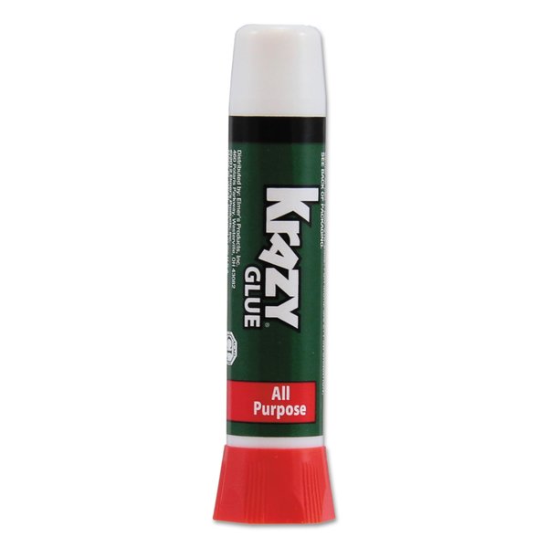 All Purpose Krazy Glue,  0.07 oz,  Dries Clear,  PK2,  2PK