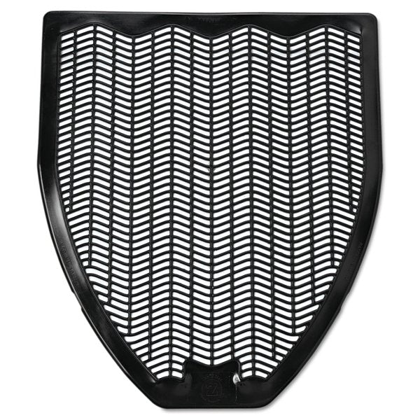 Disposable Urinal Floor Mat,  Nonslip,  Fresh,  17 1/2x20 3/8,  Black,  PK6