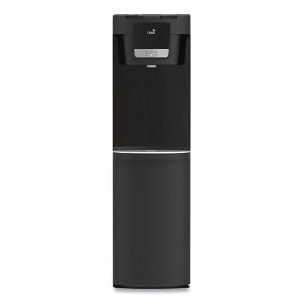 MaxxFill Flex Hot and Cold Water Dispenser,  12.2 x 14.2 x 42.33,  Black/Stainless Steel